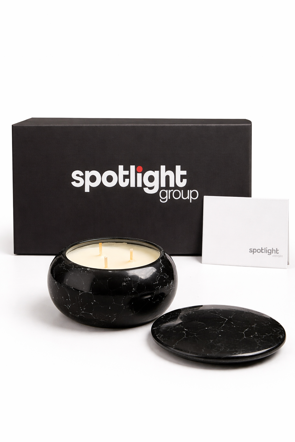 vela personalizada con empaque brandeado corporativo regalo