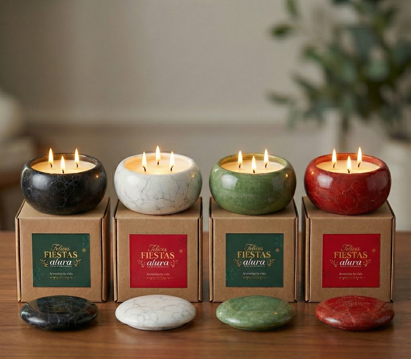 Vela Navideña: Elige Aroma + Diseño